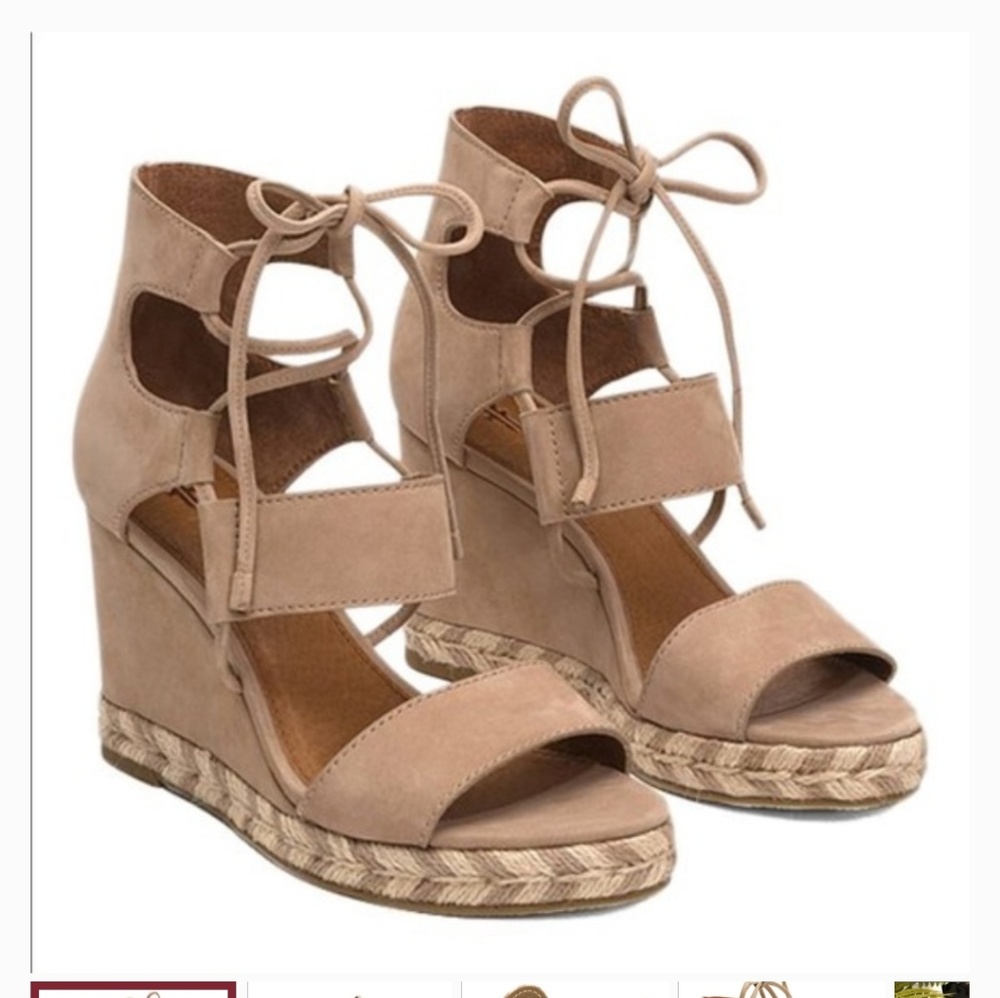 Frye ghillies sandal